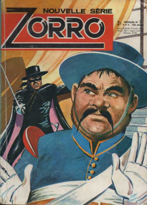 Scan de la Couverture Zorro SFPI Poche n 7